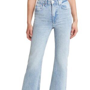 Rails Sunset High Waist Crop Flare Jeans in Snowbird